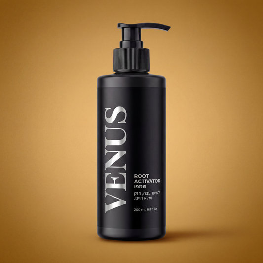 שמפו Venus Root Activator לגברים נגד נשירת שיער - צמיחת שיער מוגברת עם 4 חפיפות בשבוע בלבד*